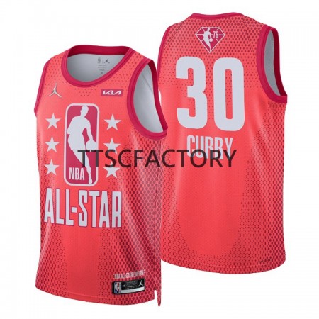 Maglia NBA Golden State Warriors Stephen Curry 30 2022 All-Star Jordan Brand Rosso Swingman - Uomo